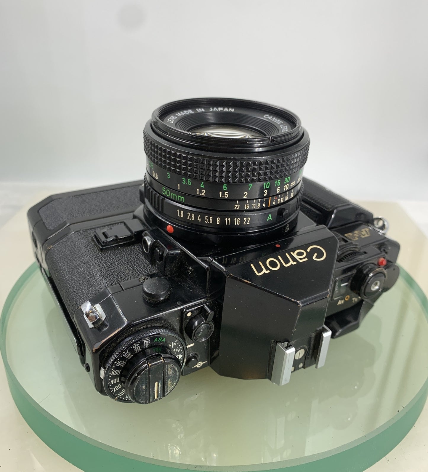 BEAUTIFUL Canon A-1 35mm SLR Camera Body+ FD 50mm f/1.8 FULLY WORKING #8124