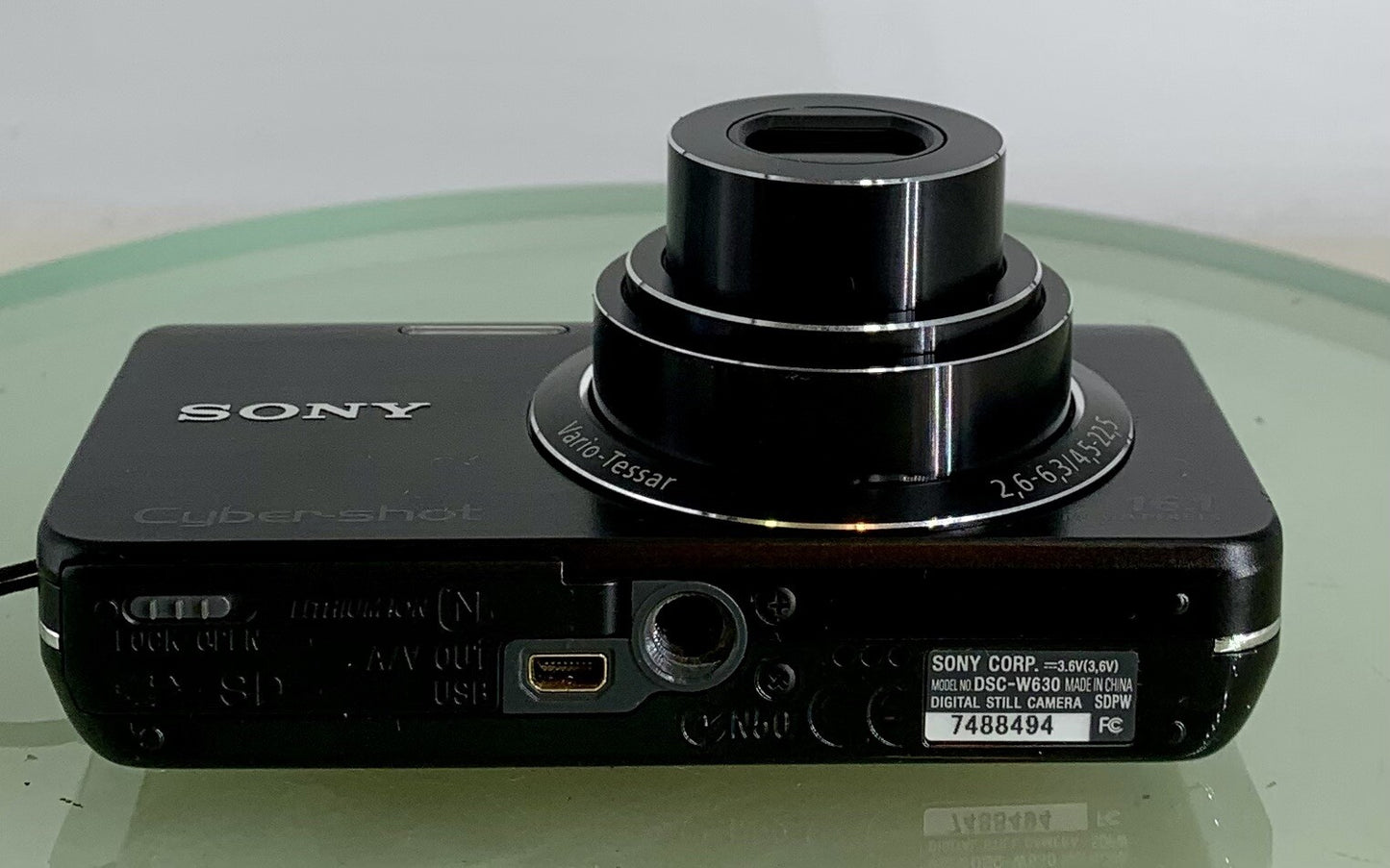 Sony Cybershot DSC-W630 16.1MP 5x Zoom DIGITAL CAMERA+BAG+CHARGER+TESTED-3697