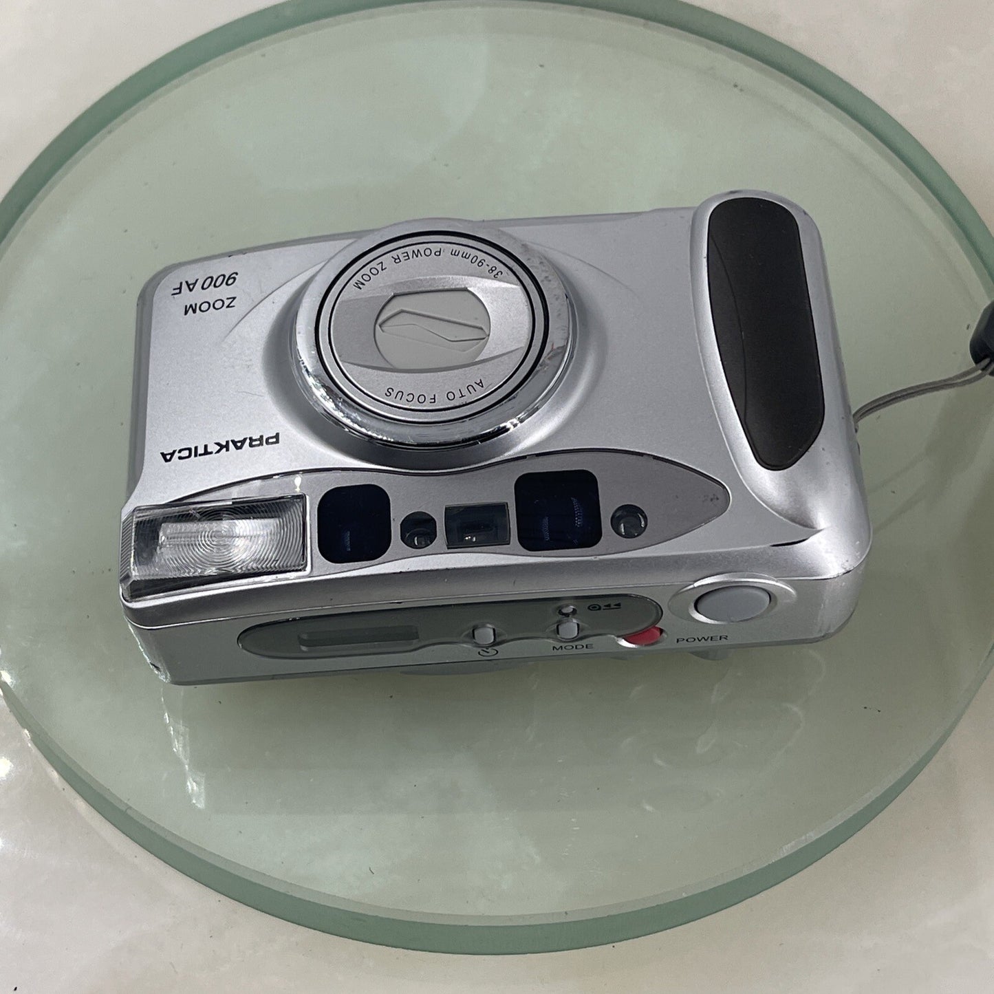 Praktica Zoom 900 AF Praktica 38-90mm Power Zoom Lens Full Working With Case#3708