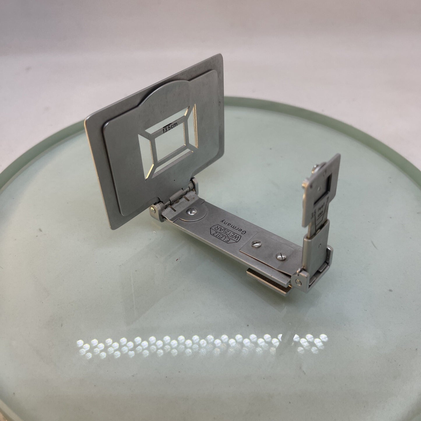 Leica frame finder ROSOL E. Leitz Wetzlar for 50 mm 90 mm & 135 mm LENSES TOP3785