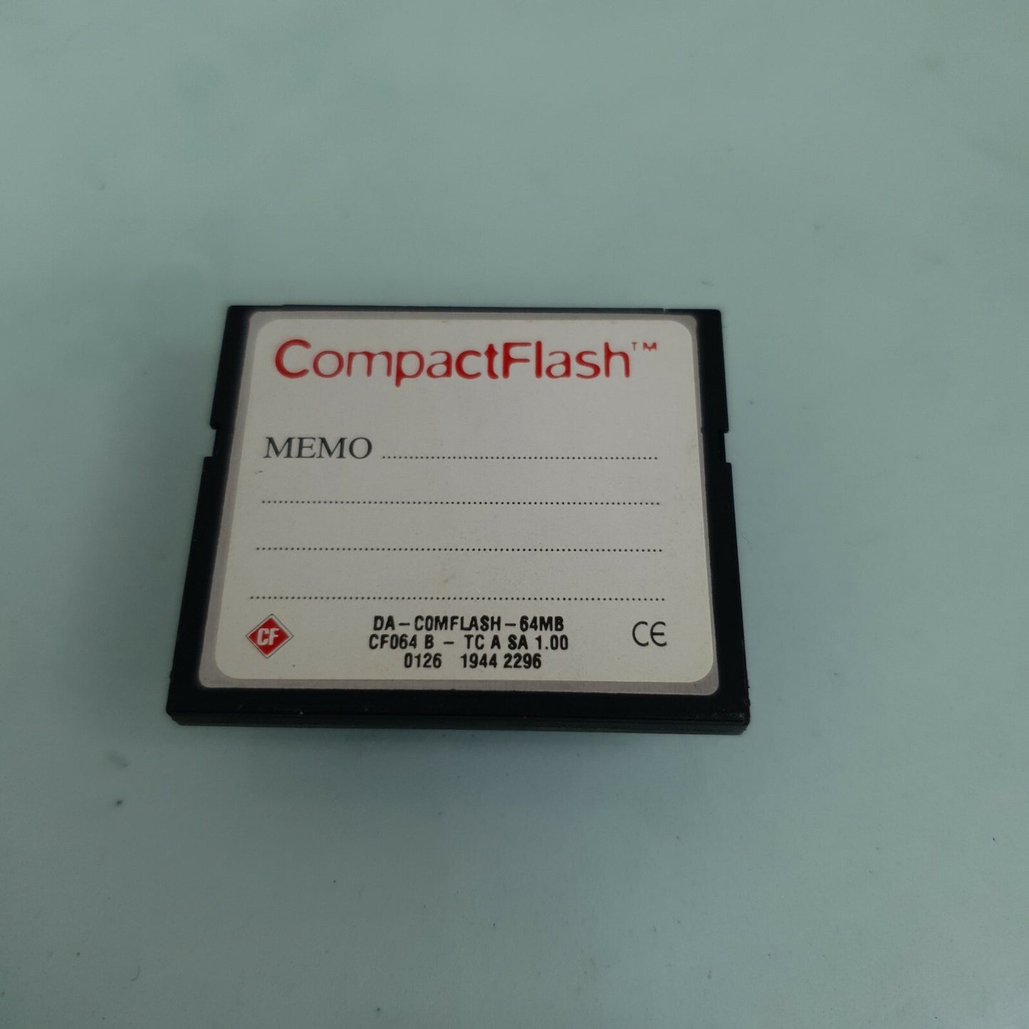 64MB DANE-ELEC COMPACTFLASH, COMPACT FLASH MEMORY CARD 64 MB M1401