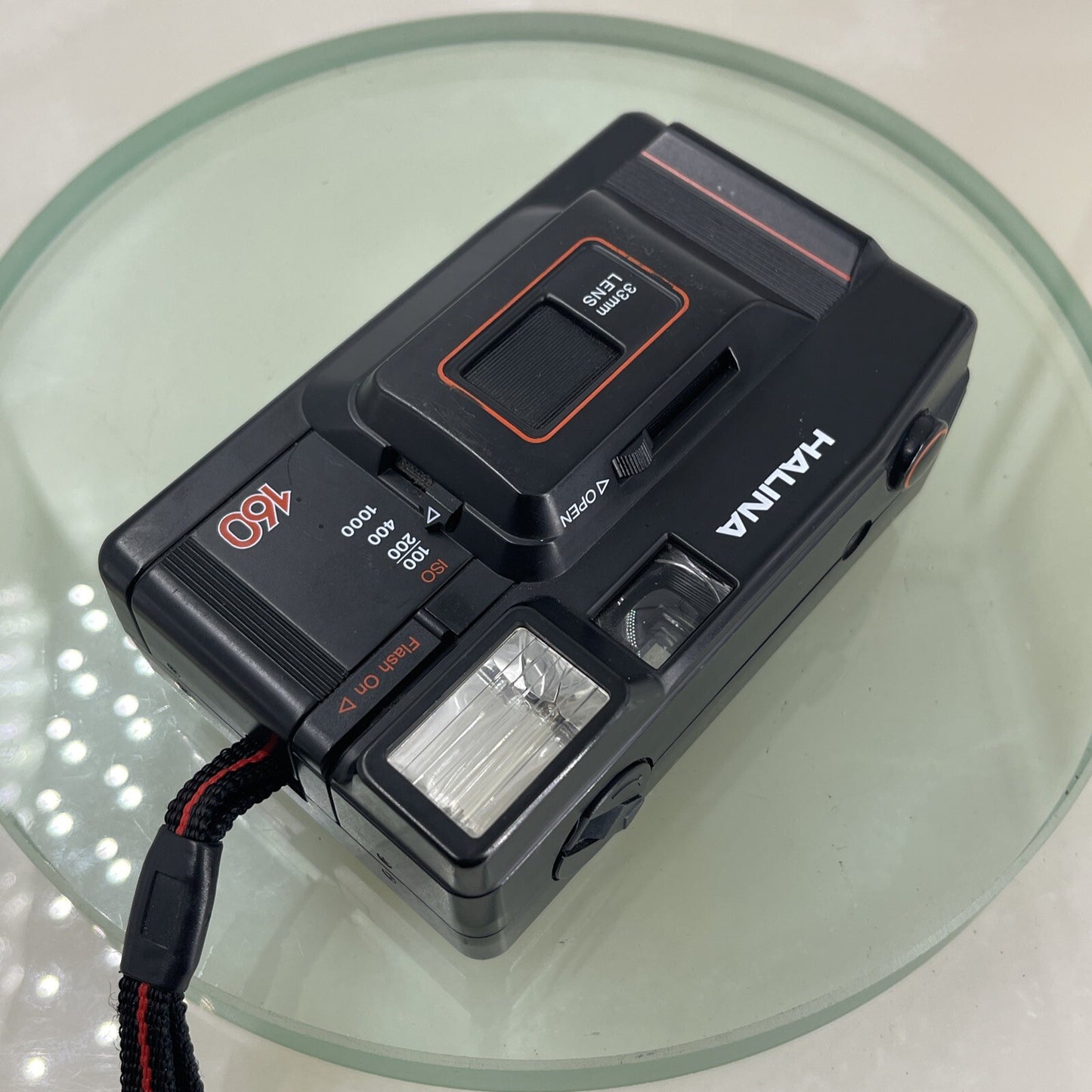 Halina 160 35mm f/5.6 Compact Camera Black Working Vintage #7167