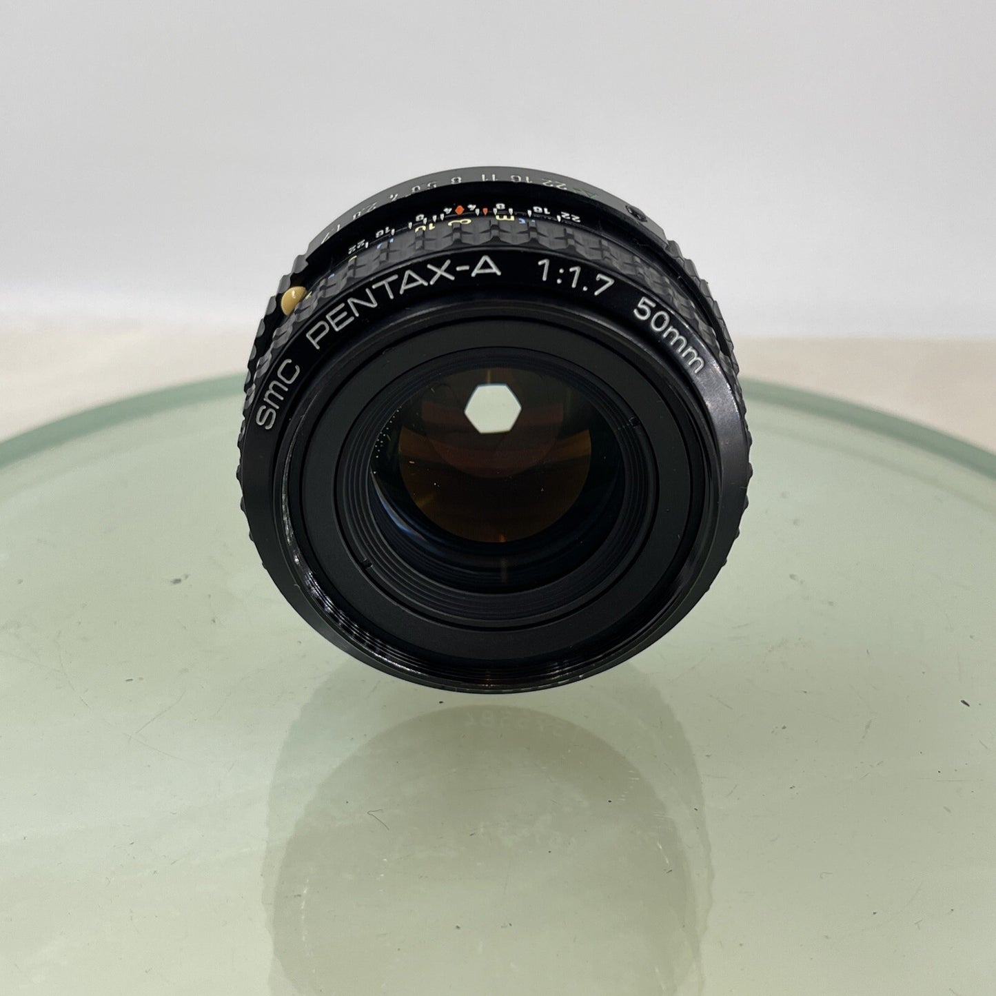 Pentax MV SLR FILM CAMERA + SMC Pentax-A 50mm F/1.7 Lens+CASE WORKING TESTED60814