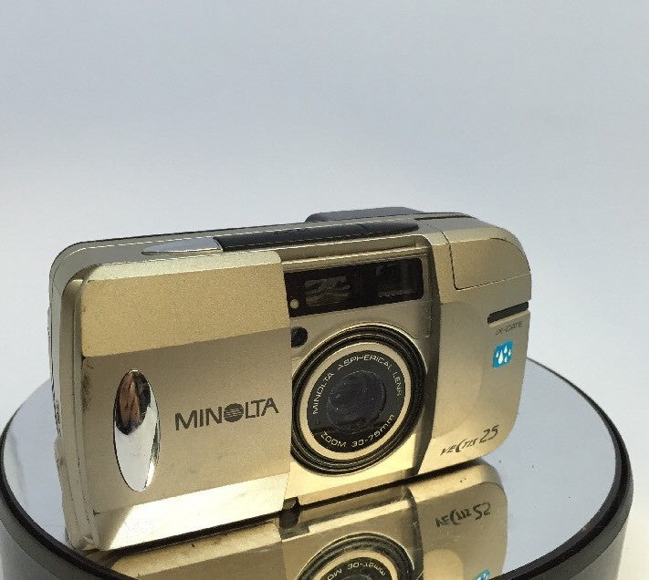 BXD MINOLTA VECTIS 25 IX-DATE APS FILM CAMERA WITH 30-75MM ASPHERICAL LENS #1315