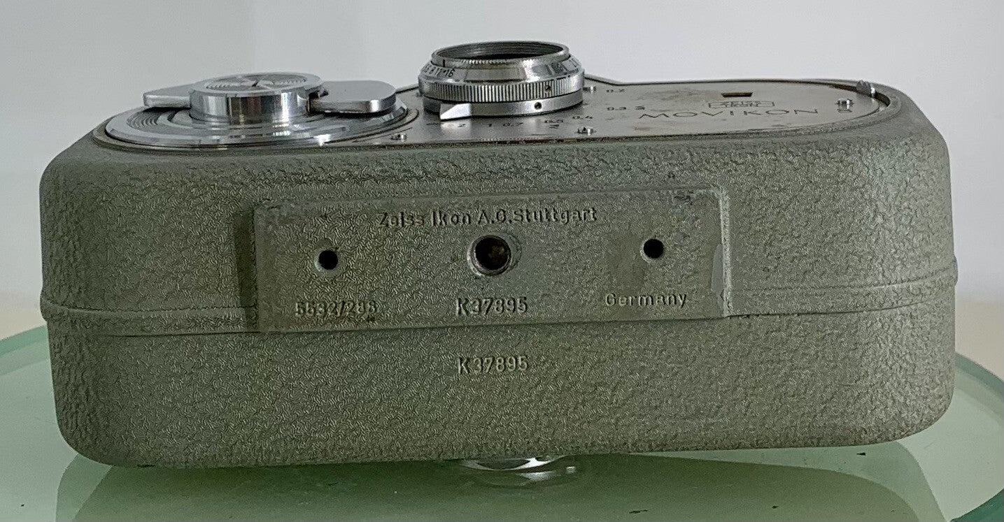 Zeiss Ikon Movikon 8 8mm Movitar f=10mm-vintage Cine Camera+Grey+Case#3317