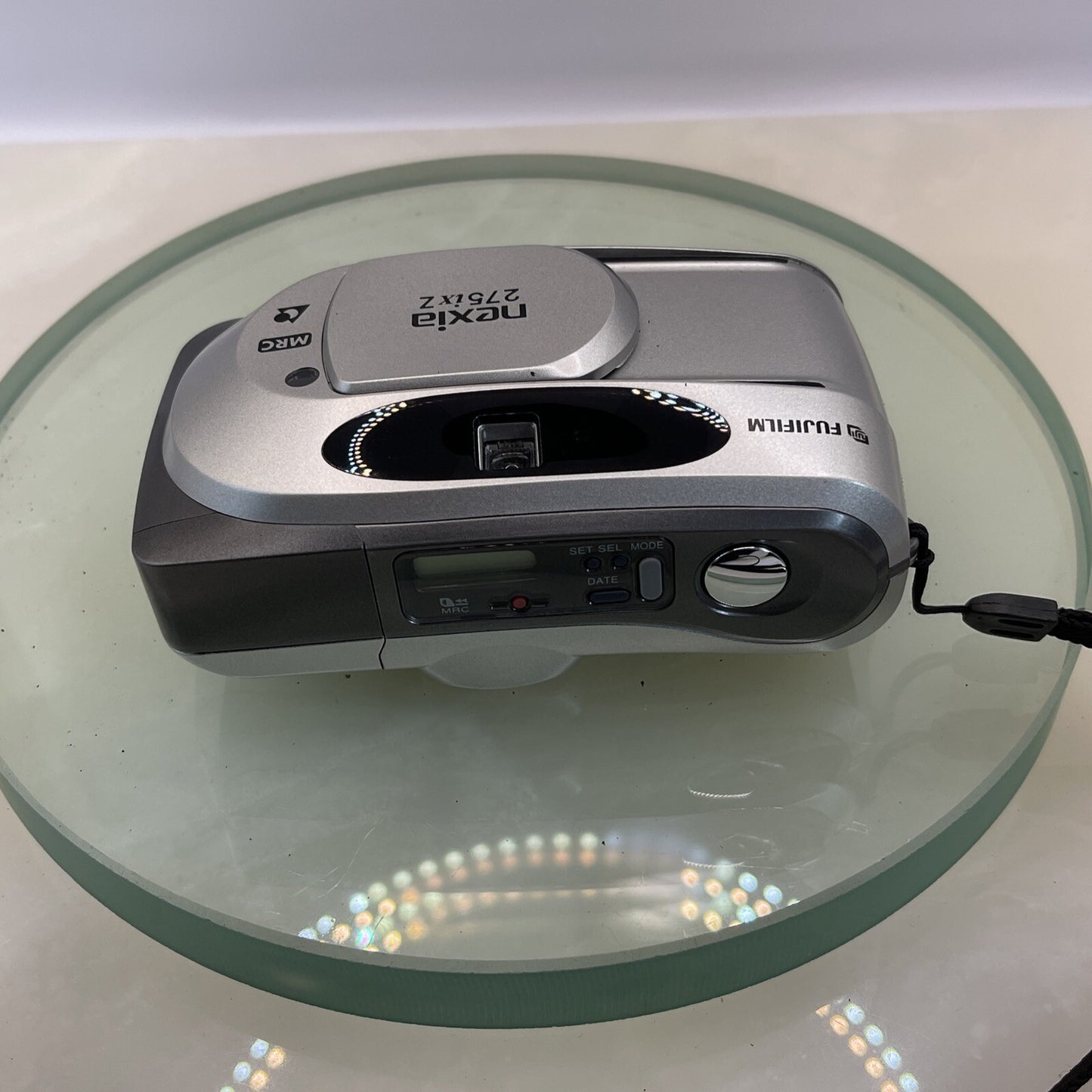 Fuji Fujifilm Nexia 275ix Z APS Film Camera TESTED Cased - Silver #2637