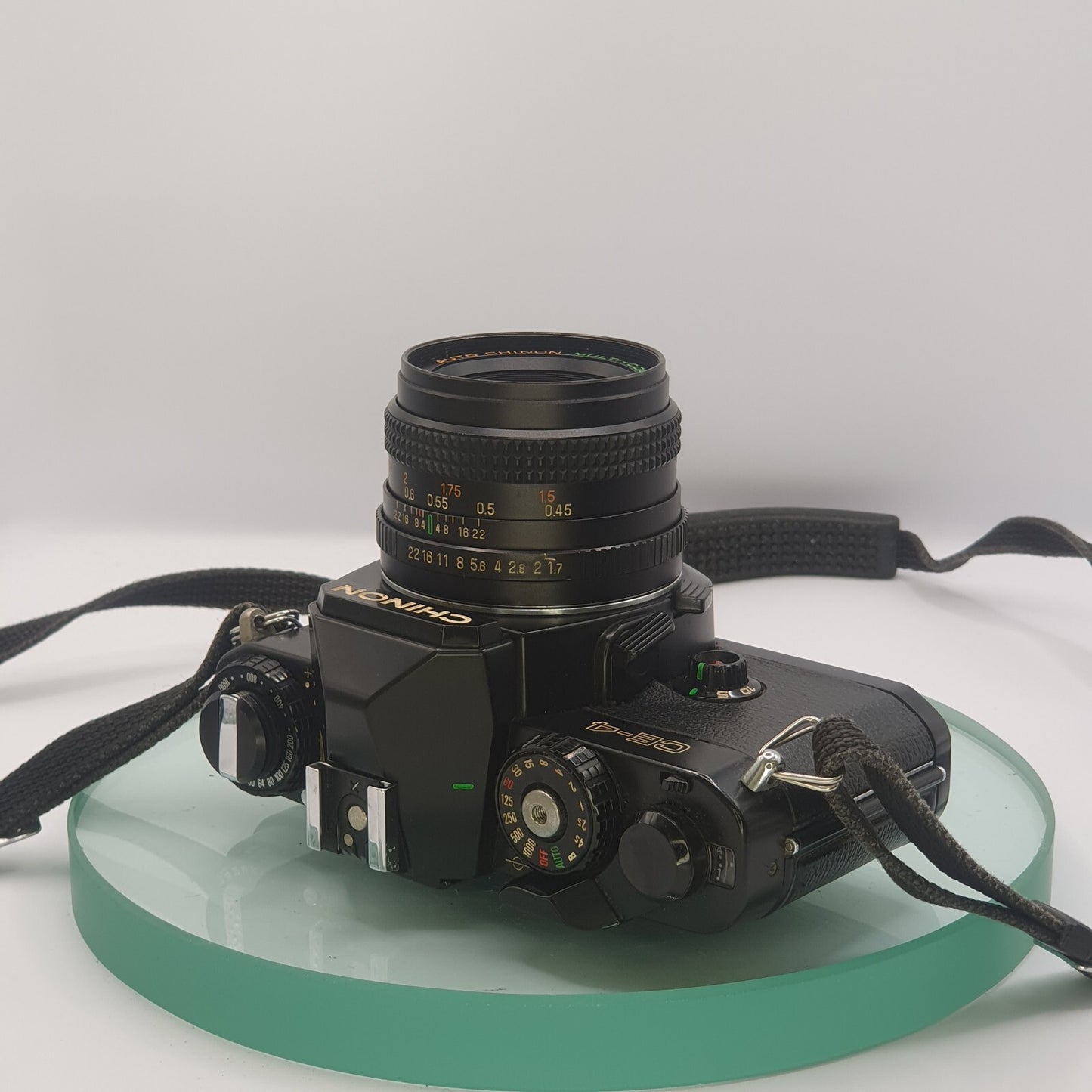 CHINON CE-4 35mm Film SLR Manual Camera with CHINON 50mm F/1.7 MC Lens #8034