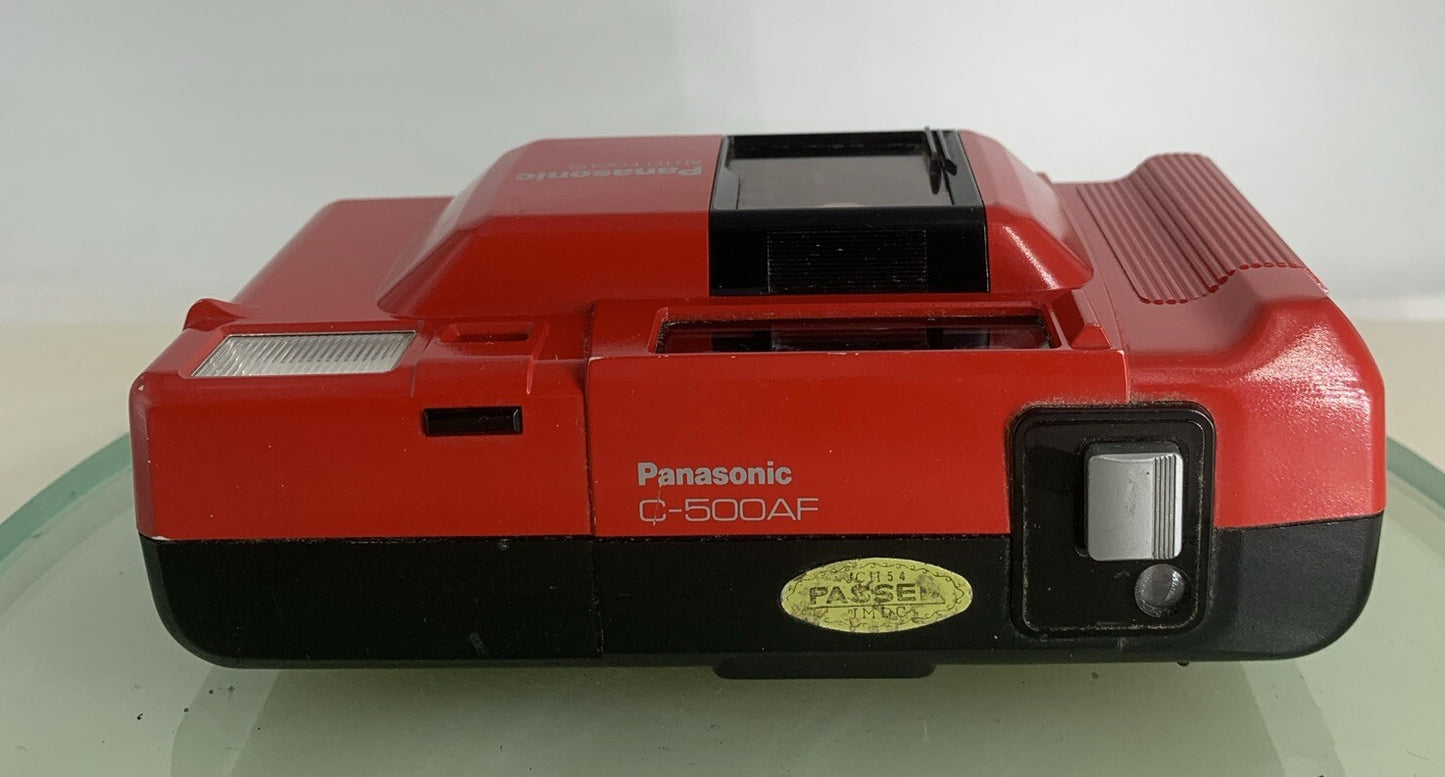 Panasonic C-500 AF Red 35mm Point And Shoot Compact Film Camera TESTED - 6637