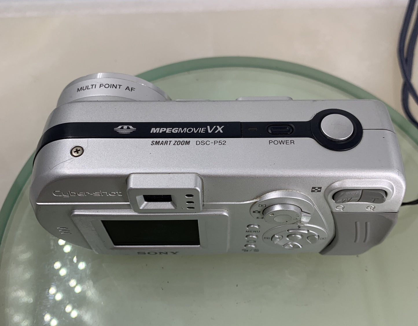Digital Sony Cyber-Shot DSC-P52 3.2 megapixels SILVER Vintage - TESTED - 8325