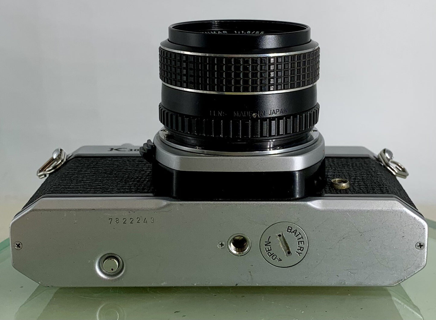 Pentax K1000 35mm SLR Film Camera+42 SCREW MOUNT 55mm 1.8, TESTED METER WORK#2069