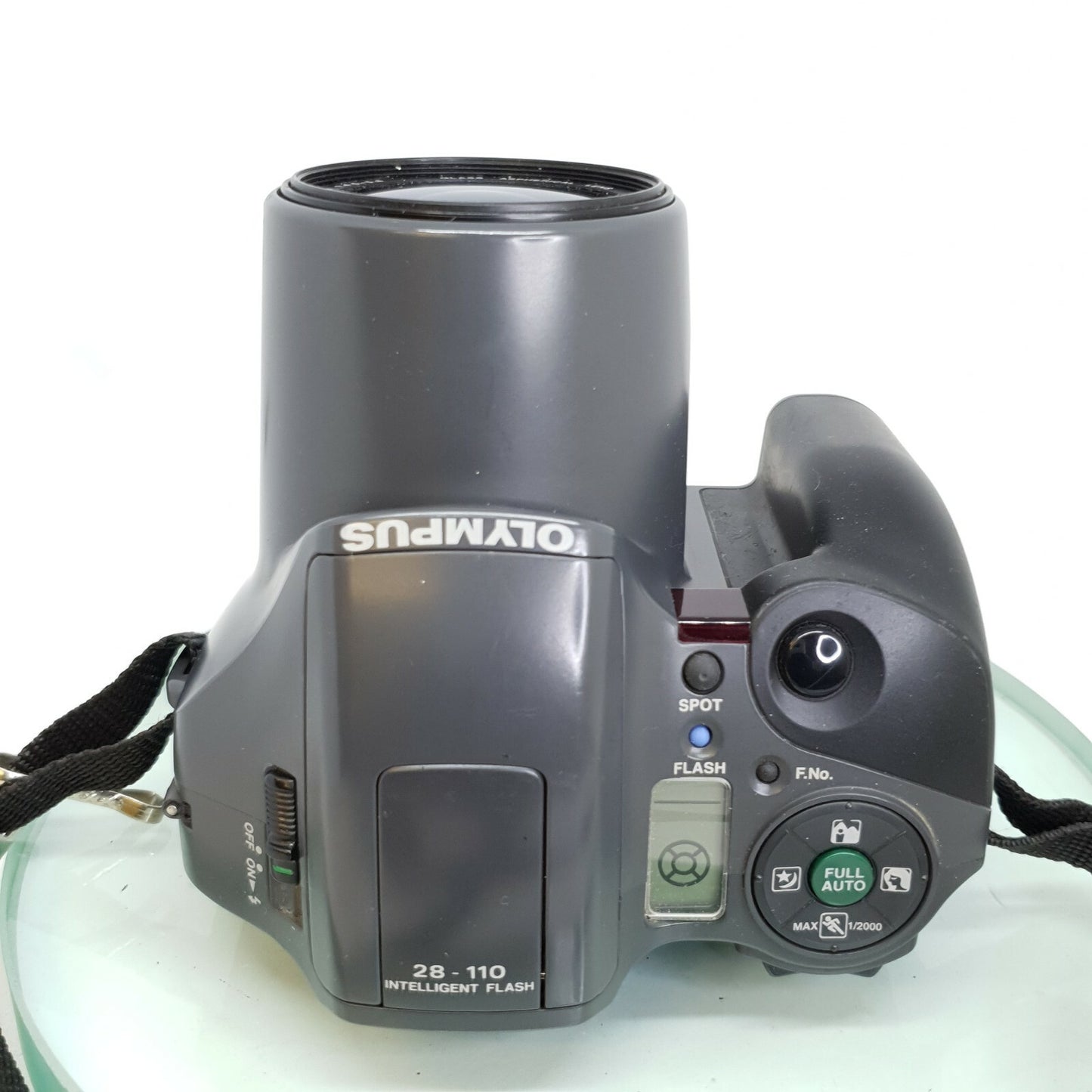 OLYMPUS IS-100 35MM FILM BRIDGE CAMERA~28-110MM - Cased/Great Condition #9054