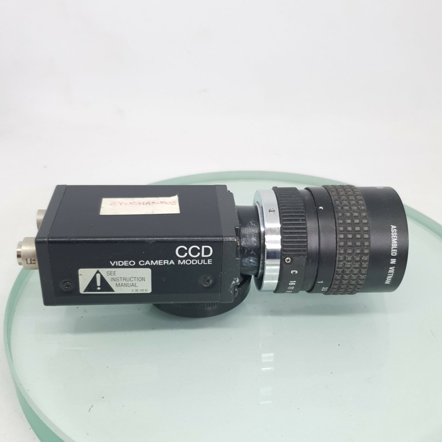 Used Sony XC-75CE Ccd Camera Vision System Tested + Pentax 50mm 1.8 #9226