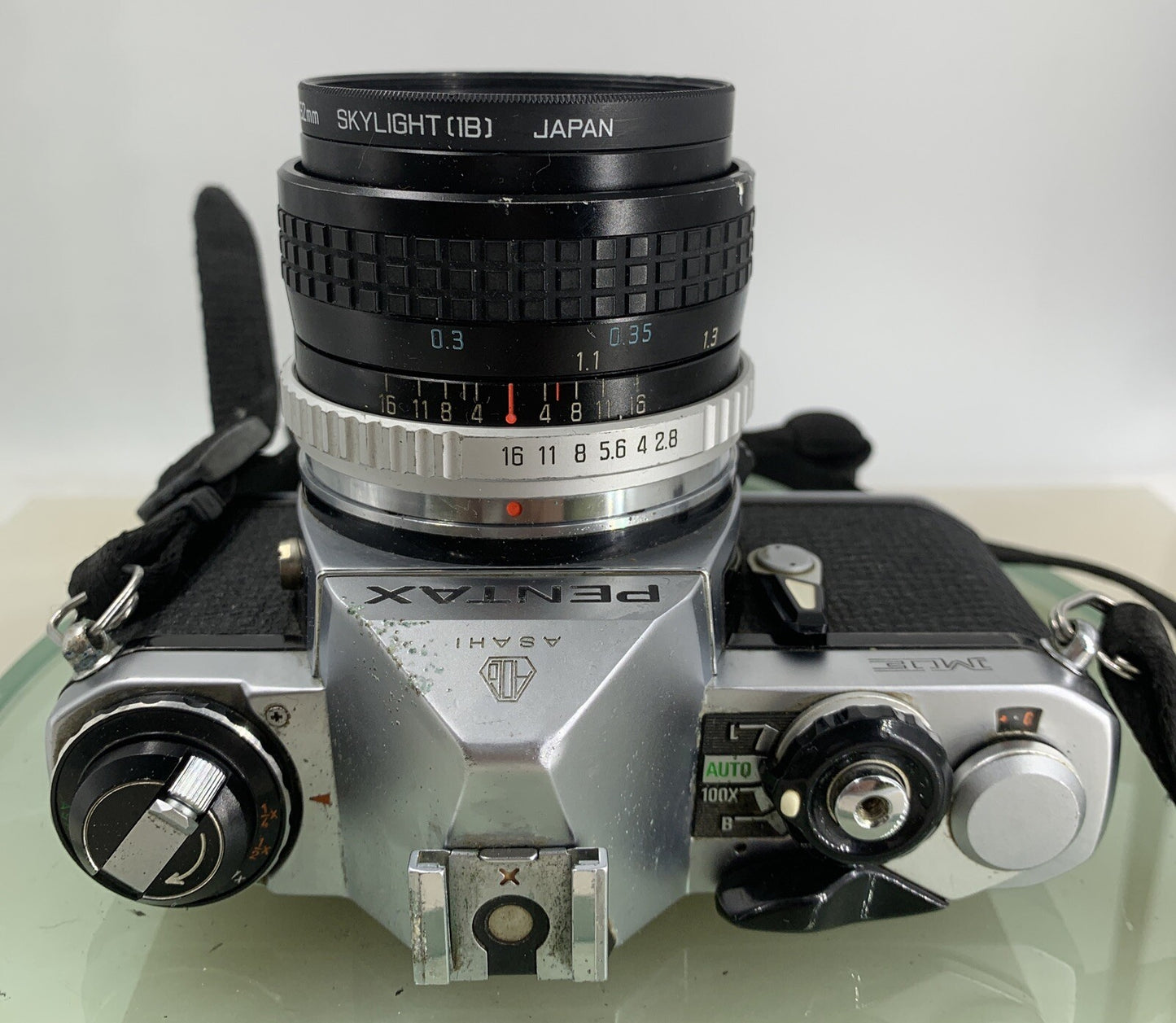 ASAHI PENTAX ME FAST COMPACT VINTAGE SLR FILM CAMERA + 28MM LENS TESTED - 3358