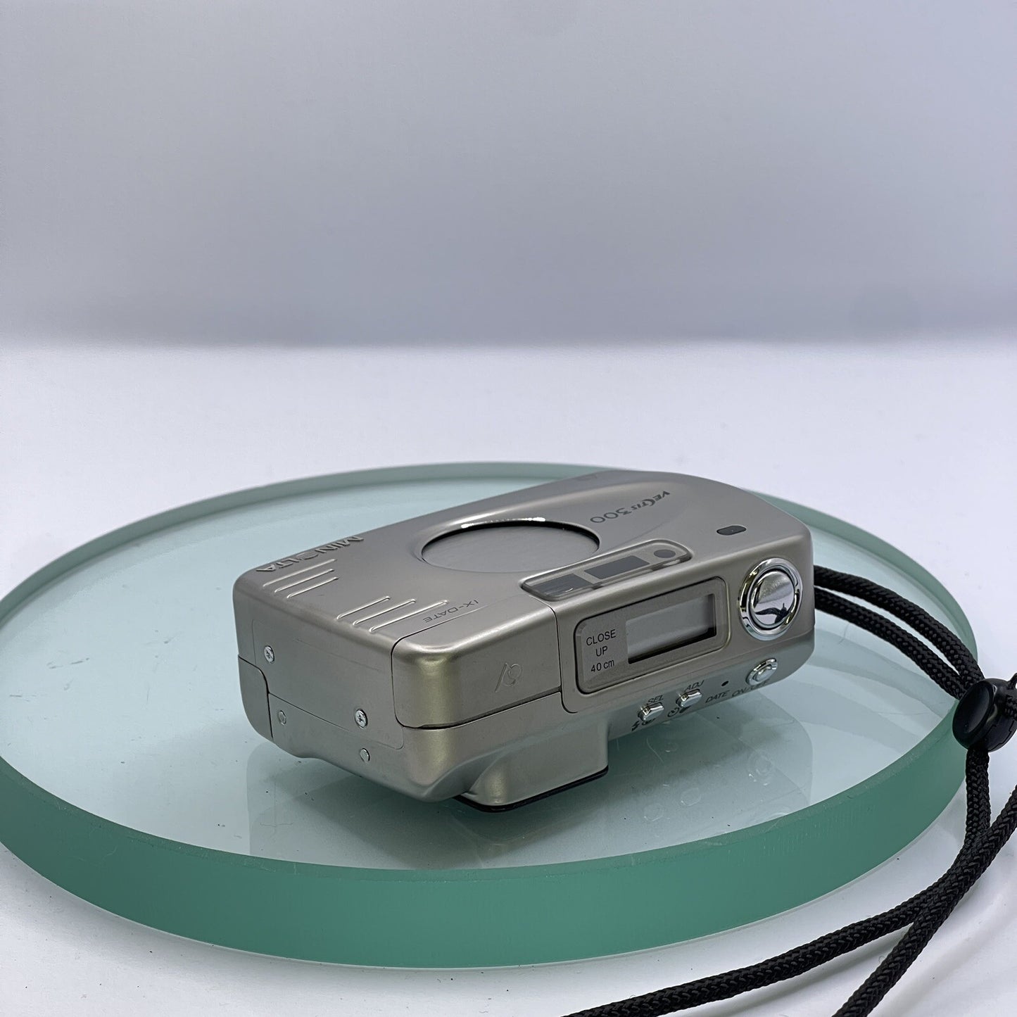 Rare Minolta Vectis 300, Stainless Steel APS Film Camera #6895