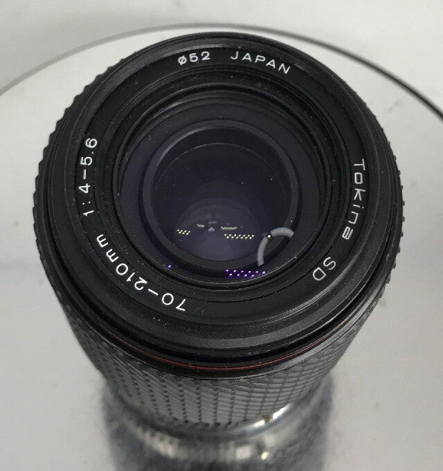 Tokina SD Macro Zoom 70-210mm 1:4-5.6 Pentax K Mount Lens for film SLR Came#6675