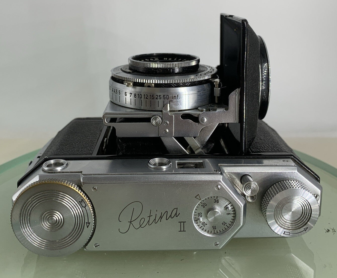Kodak Retina II Type 142 Folding 35mm Rangefinder Camera w/ Ektar 50mm f3.5 Lens8