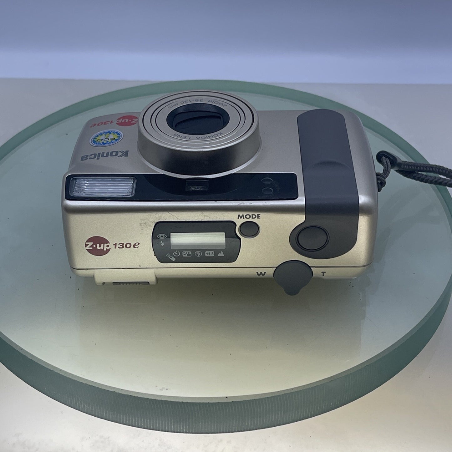 Konica Z-UP 130E Compact 35mm Film Camera 38-130mm Zoom Retro + case #28