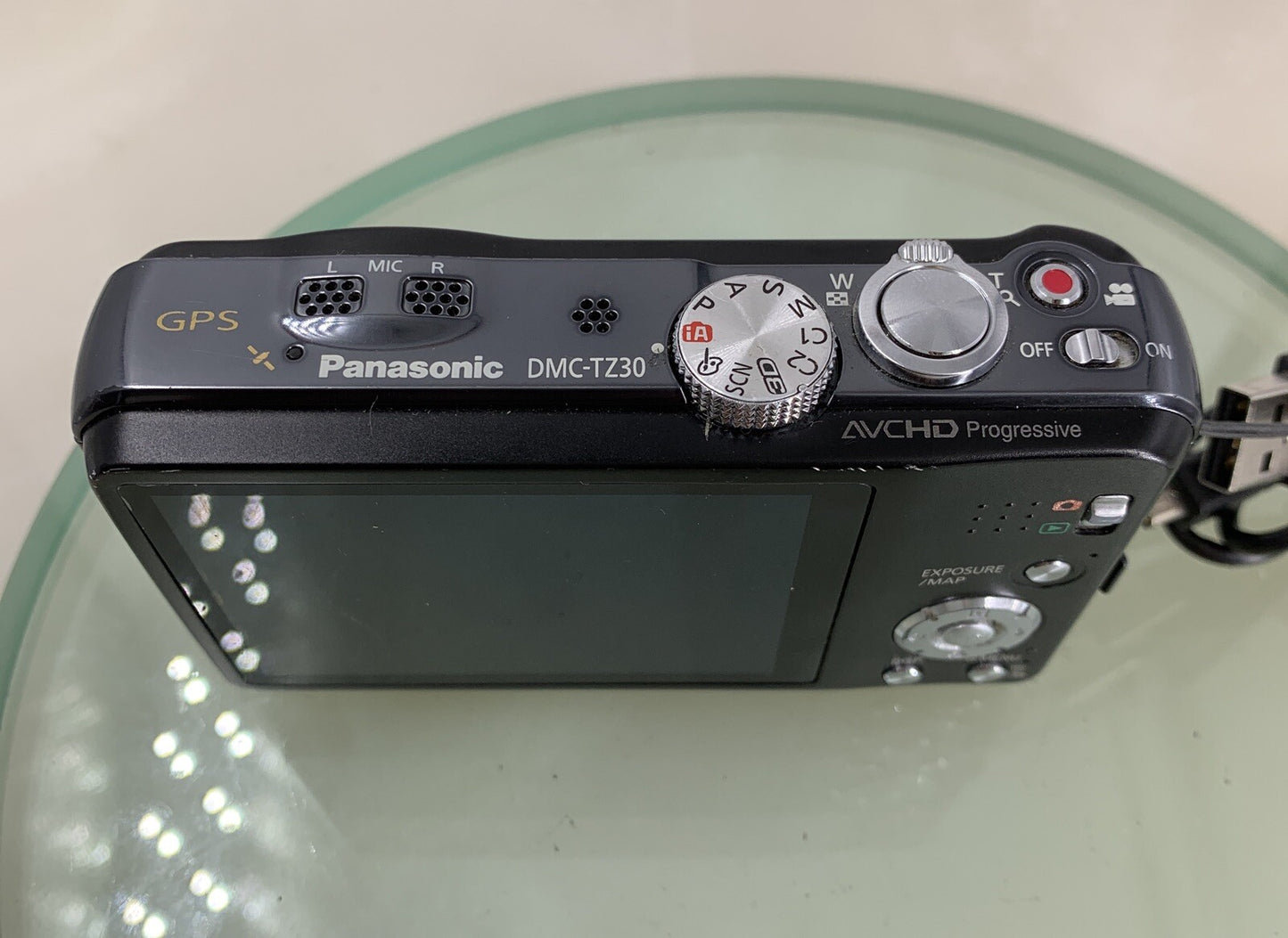 Panasonic LUMIX DMC-TZ30 - 14.1 MP DIGITAL CAMERA, WIRE & BATTERY(PART ONLY)#8365