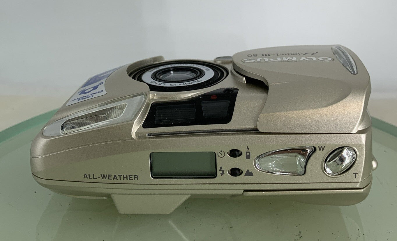 Olympus MJU III 80 Camera 35mm Film Point & Shoot Compact 38-80mm Lens + TIN +++8