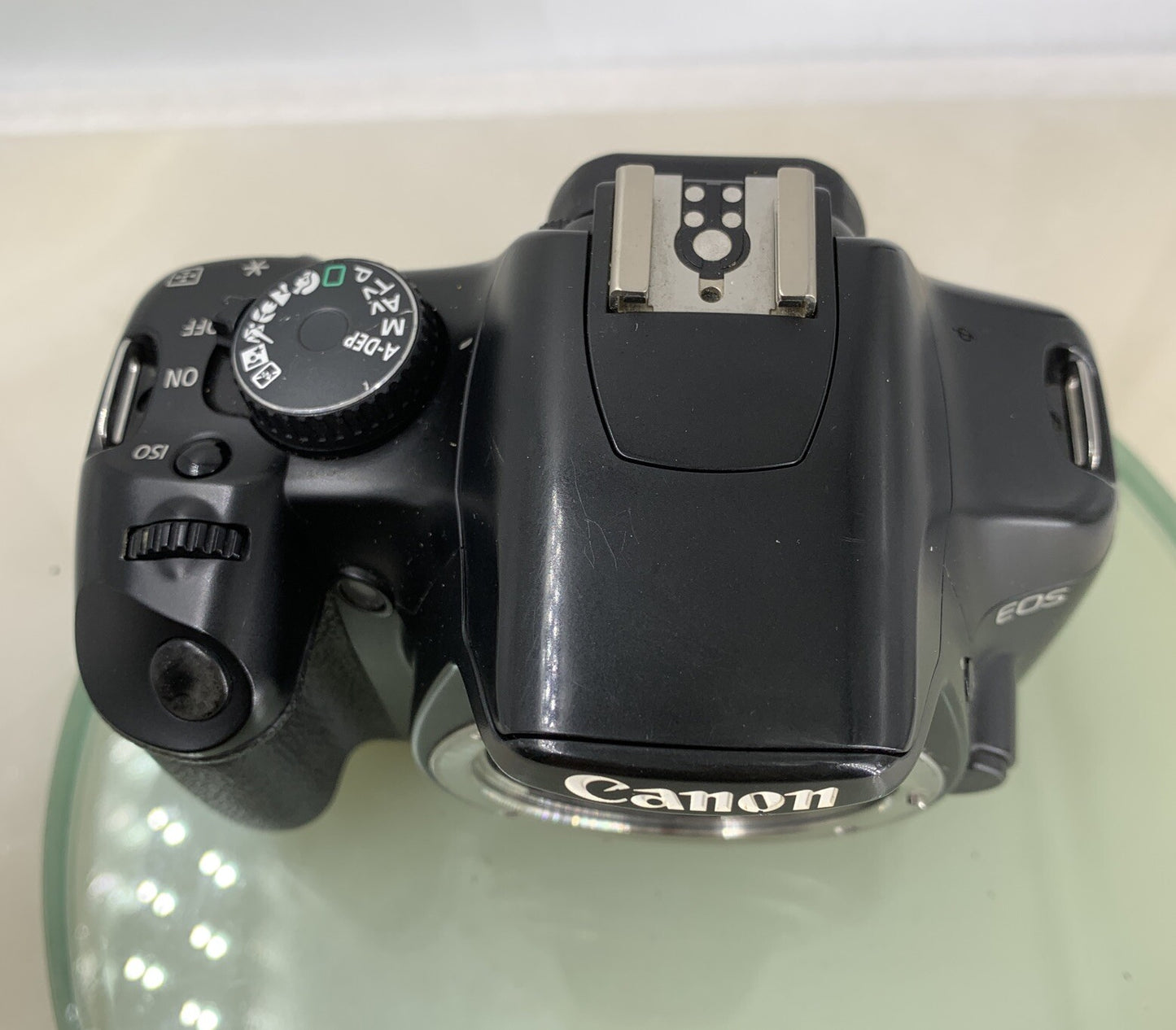Canon EOS 450D 12.2 MP BLACK WITH CHARGER+WIRE AND BOOK MANUAL -TESTED -9107