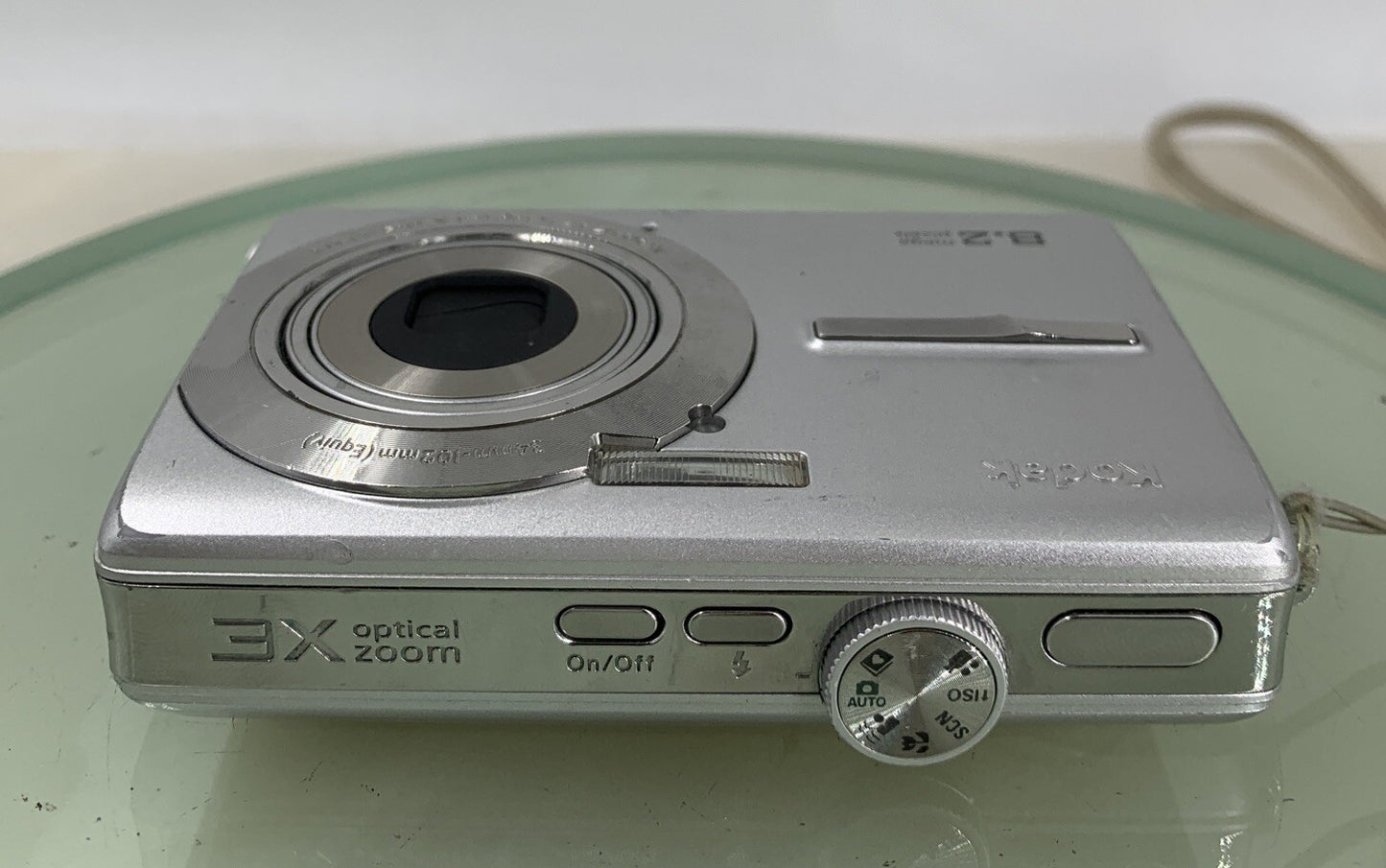 Kodak COMPACT DIGITAL CAMERA EasyShare M863 8.2MP SILVER NO CHARGER Tested - 5198