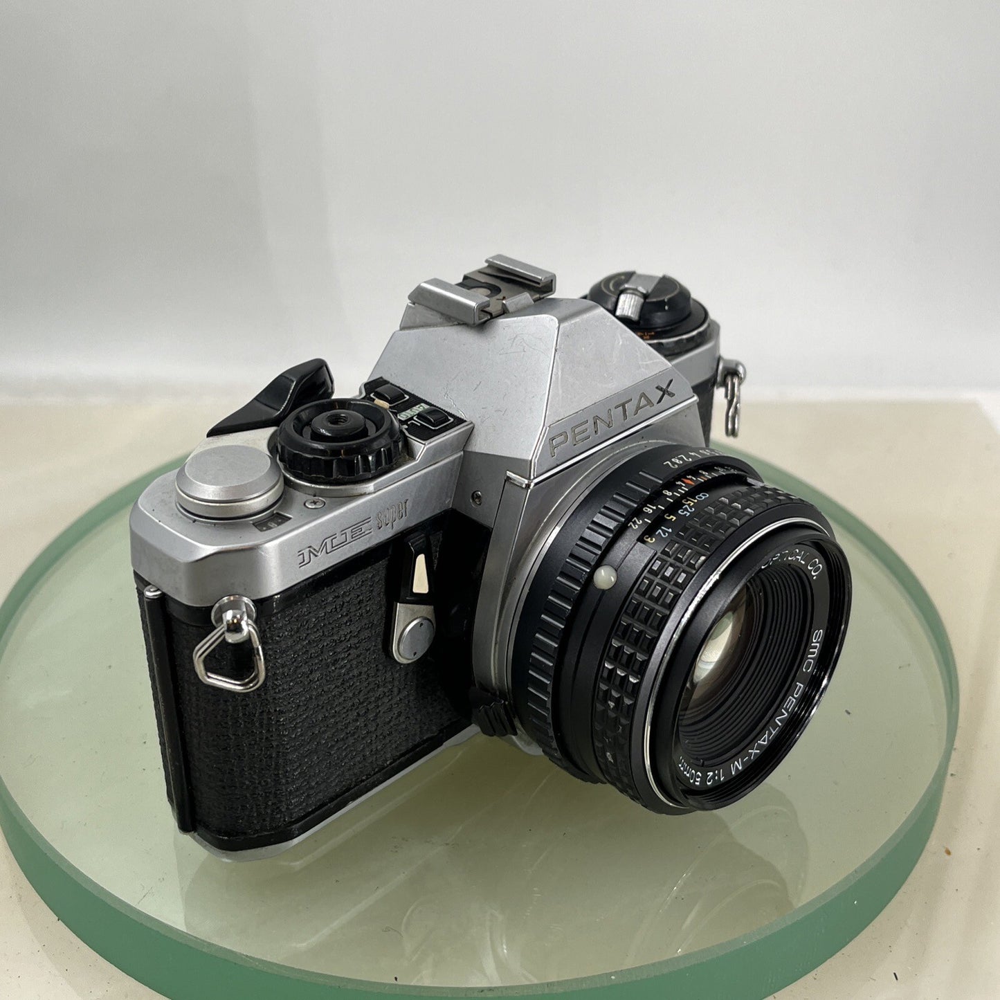 Pentax ME Super 35mm SLR Film camera + Pentax-M 50mm f2 LENS - TESTED 8969