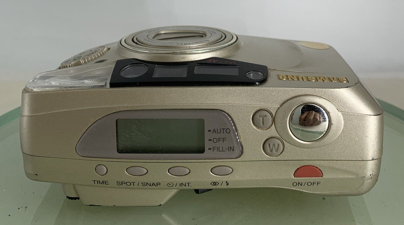 Samsung Vega 140S SILVER COMPACT POINT AND SHOOT FILM CAMERA TESTED - 7327