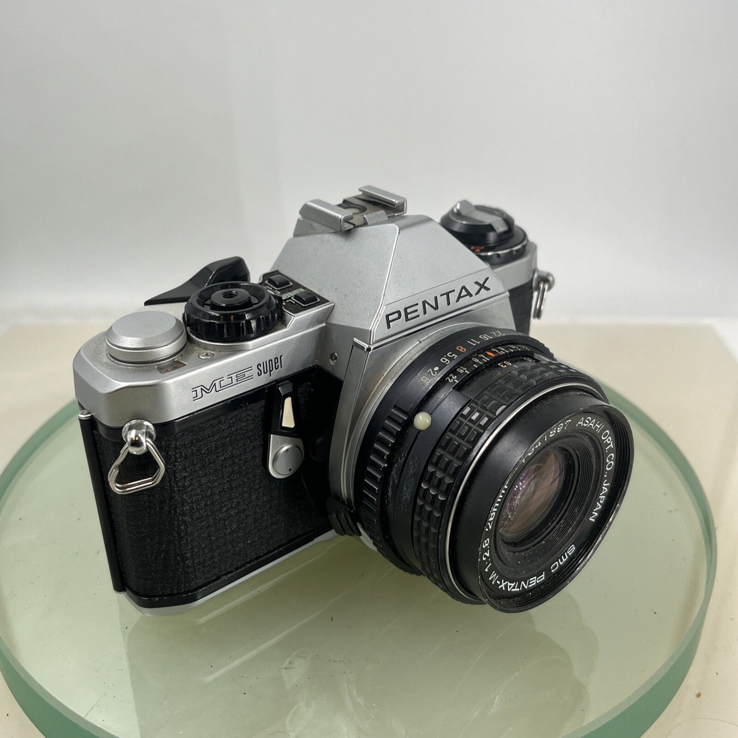 Pentax ME Super 35mm SLR Film camera + Pentax-M 28mm f2.8 LENS - TESTED 86410
