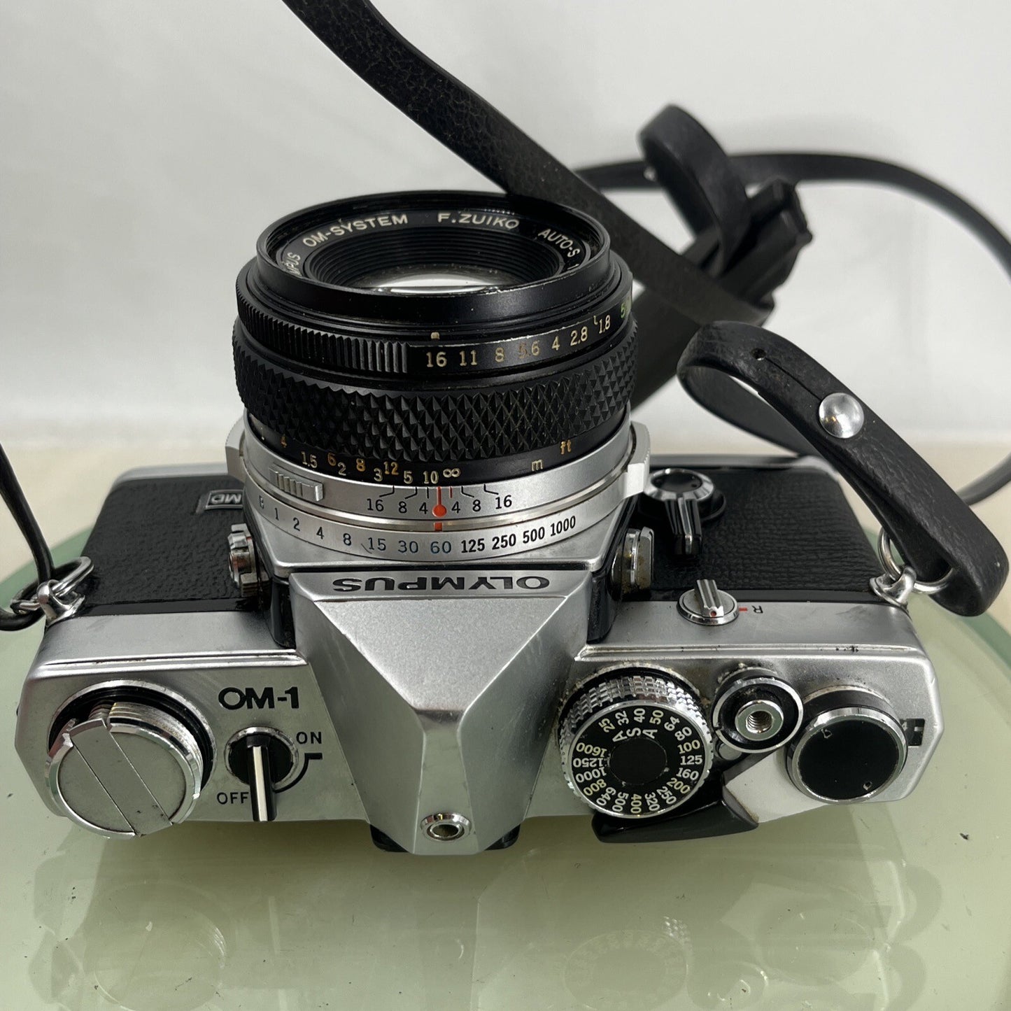 Olympus OM-1 MD 35mm SLR Film Camera & Olympus ZUIKO 50mm f1.8 Lens- TESTED8876