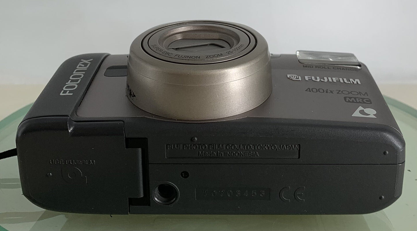 FUJIFILM FOTONEX 400IX ZOOM APS FILM COMPACT CAMERA~25-100MM EBC LENS -7808