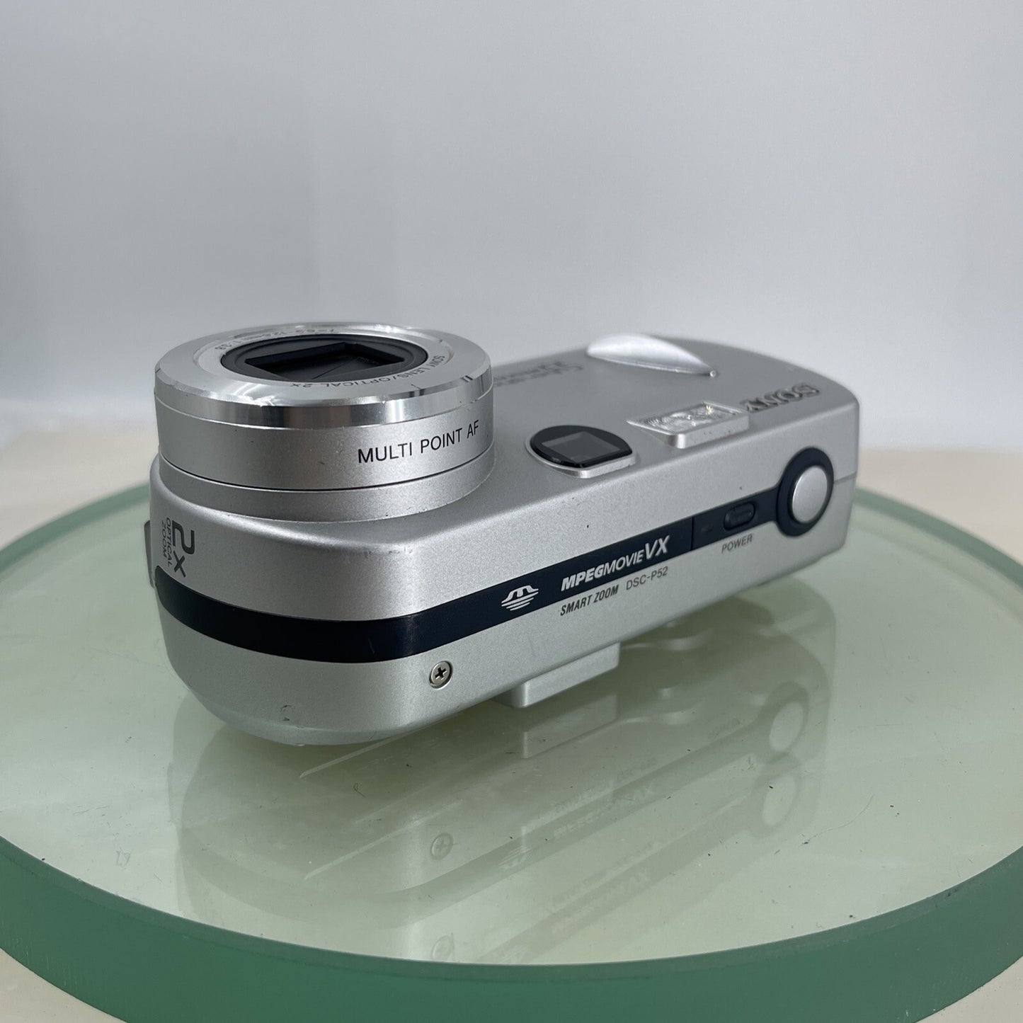 Sony Cyber-shot DSC-P52 3.2MP Digital Camera - Silver 16MB Memory Card #6778