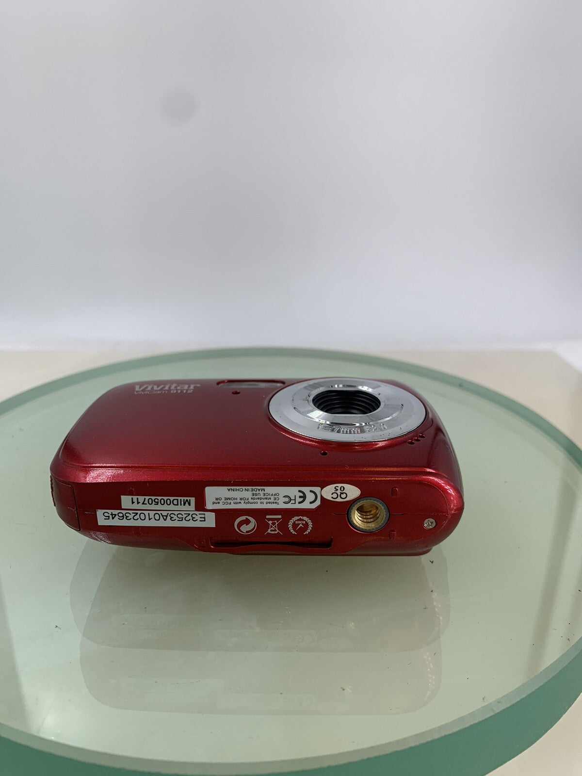 Vivitar ViviCam 9112 Digital Compact Camera 9.1 MP RED + COVER TESTED - 927