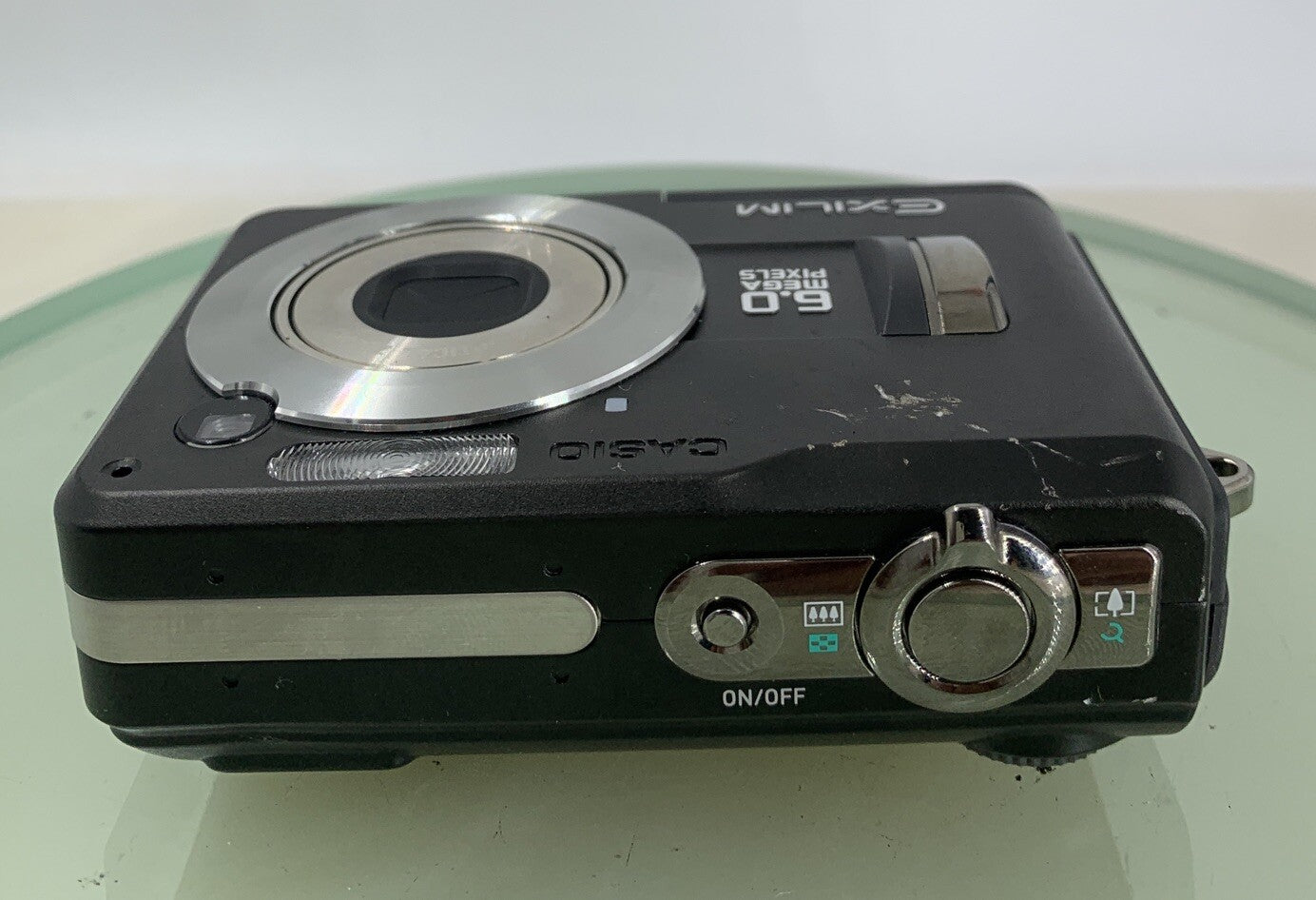 Casio Exilim EX-Z110 6MP COMPACT DIGITAL CAMERA NO CHARGER BLACK - TESTED - 2827