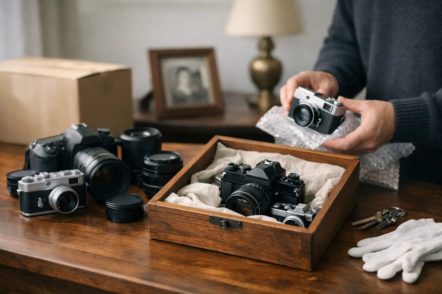 Clearing a Deceased Estate Camera Collection