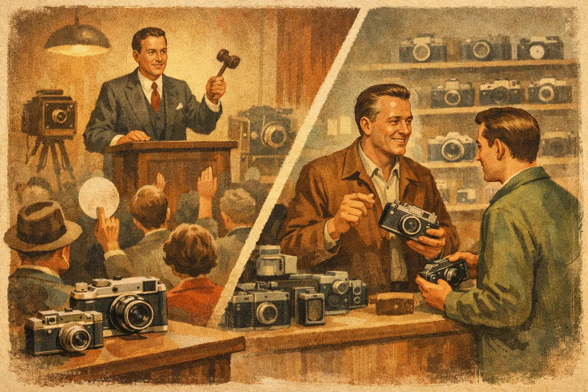 Selling Cameras at Auction or Dealer?