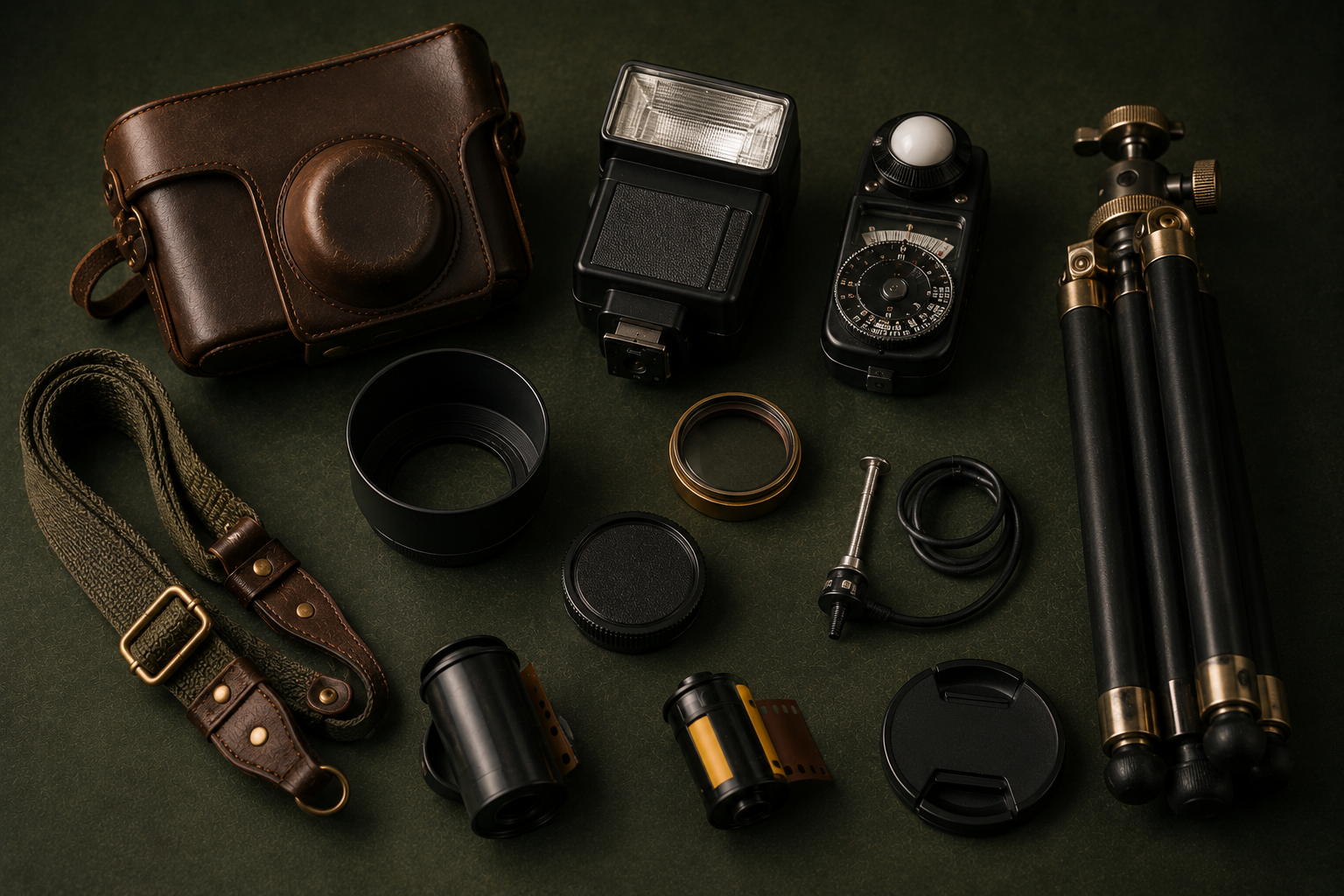 Vintage camera accessories