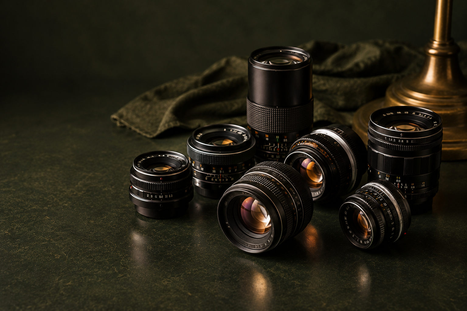 Vintage and manual camera lenses