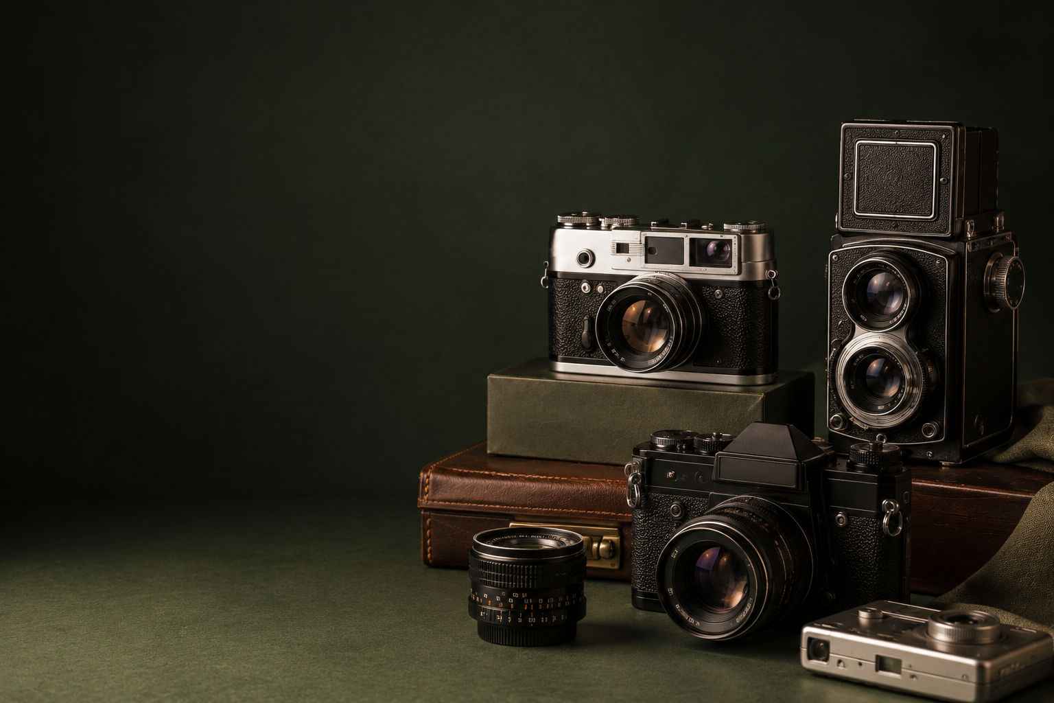 Collectible vintage cameras