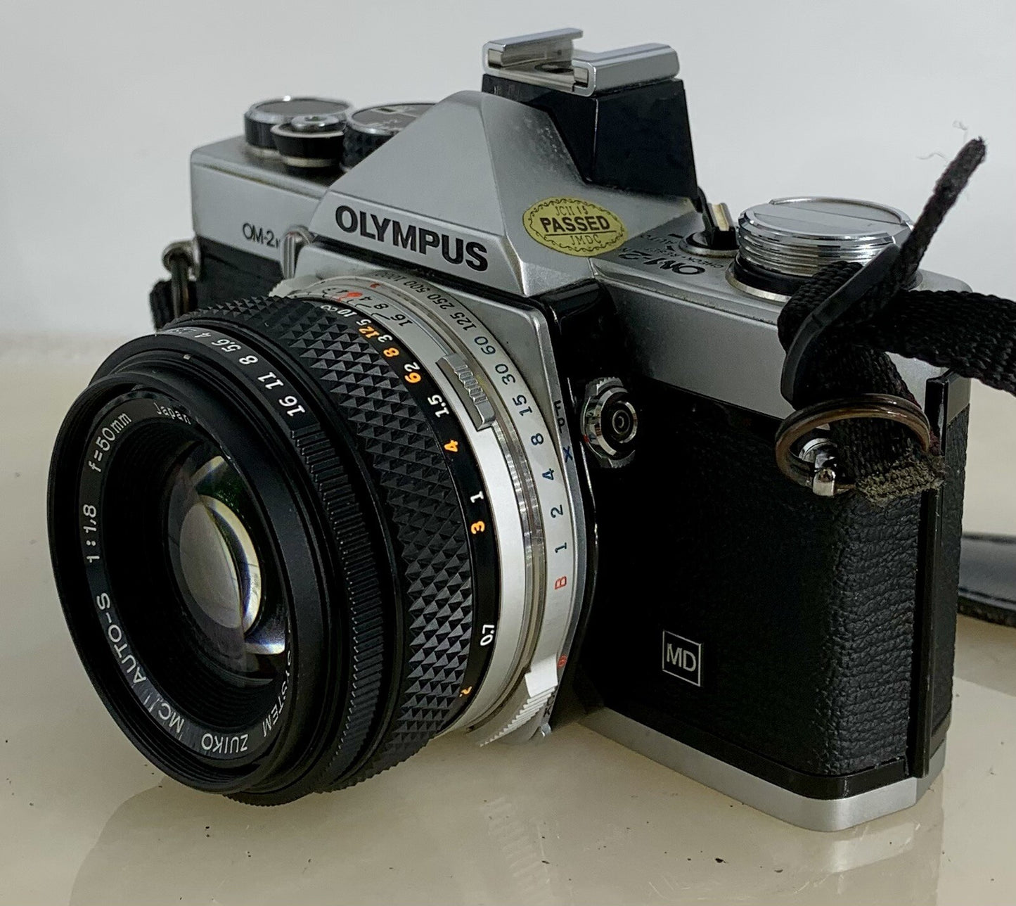 Olympus OM-2N MD 35mm Film SLR Manual Camera+Olympus 50mm F/1.8 Zuiko Lens+Case6
