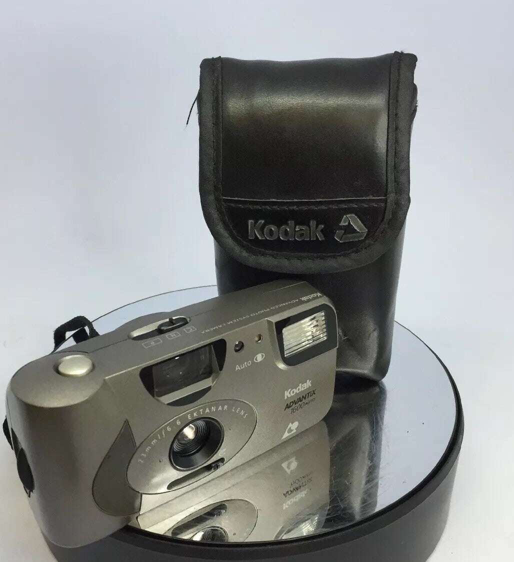 Kodak Advantix 1600 Auto Advanced Photo System camera with case TESTED#4260