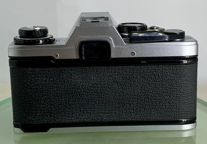 *SERVICED*Olympus OM10 35mm Film SLR Manual Camera+ OM 135 F3.5 Zuiko Lens+FLASH4