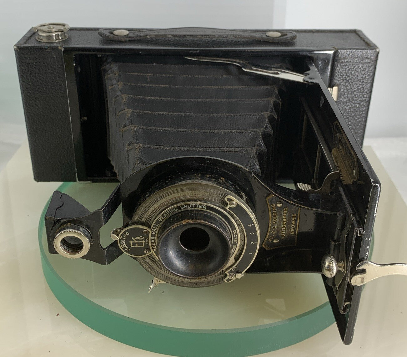 Kodak No.2CFolding Autographic Brownie. 1913. ANTIQUE Kodak. SHUTTER WORK #428