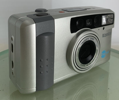 Konica Z UP 90e COMPACT VINTAGE POINT AND SHOOT FILM CAMERA SILVER TESTED - 6610