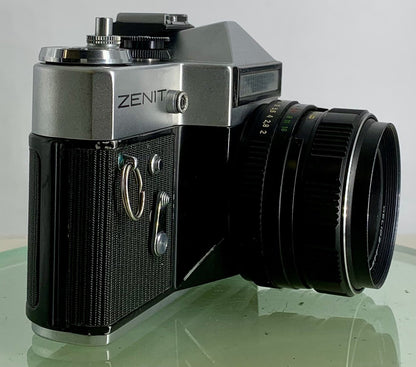 Vintage USSR "ZENIT-EM" SLR Camera + HELIOS-44M-4 Lens 2/58 + Tested - 3392