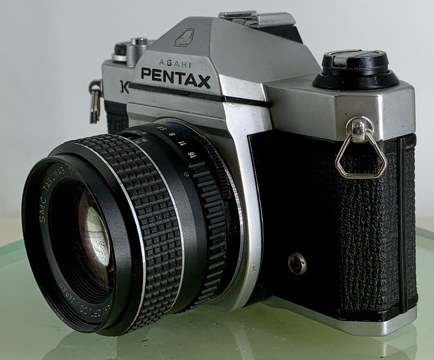Pentax K1000 35mm SLR Film Camera+42 SCREW MOUNT 55mm 1.8, TESTED METER WORK#2066
