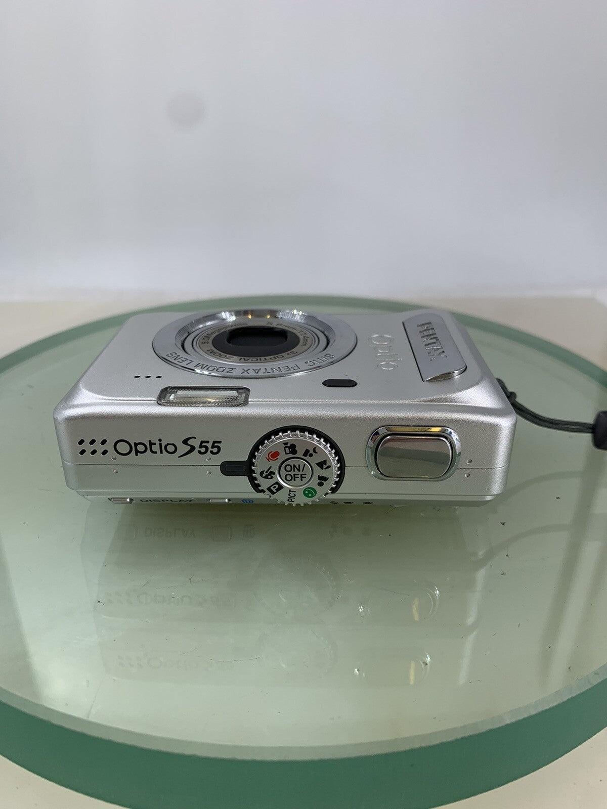 Pentax Optio S55 5.0MP Compact Digital Camera SILVER NO CARD TESTED - 8145