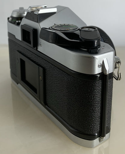 Canon AE-1 Program 35mm SLR Film Manual Camera + Canon 50mm F/1.8 FD Lens #2143