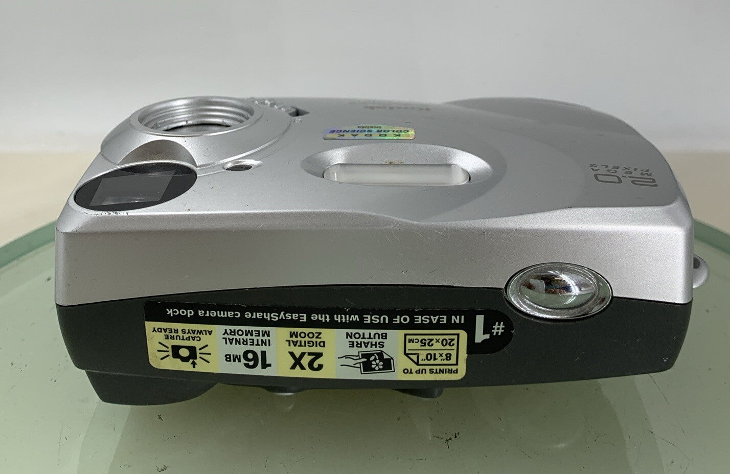 Kodak Easyshare CX4210 SILVER COMPACT DIGITAL CAMERA NO CARD TESTED - 217