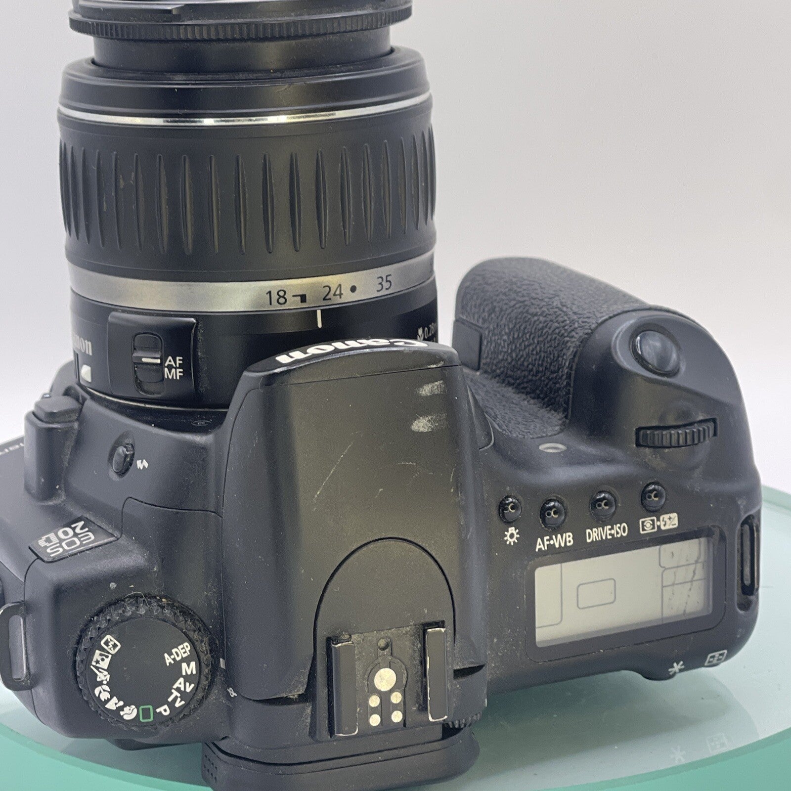 Canon EOS 20D DSLR Camera with EF-S II 18-55mm, Charger lens few fugus on sides6