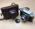 OSHIRO SPINNY 1956 JAPAN  SLR 35MM RARE VINTAGE CAMERA +CASE NEAR MINT CONDITION0
